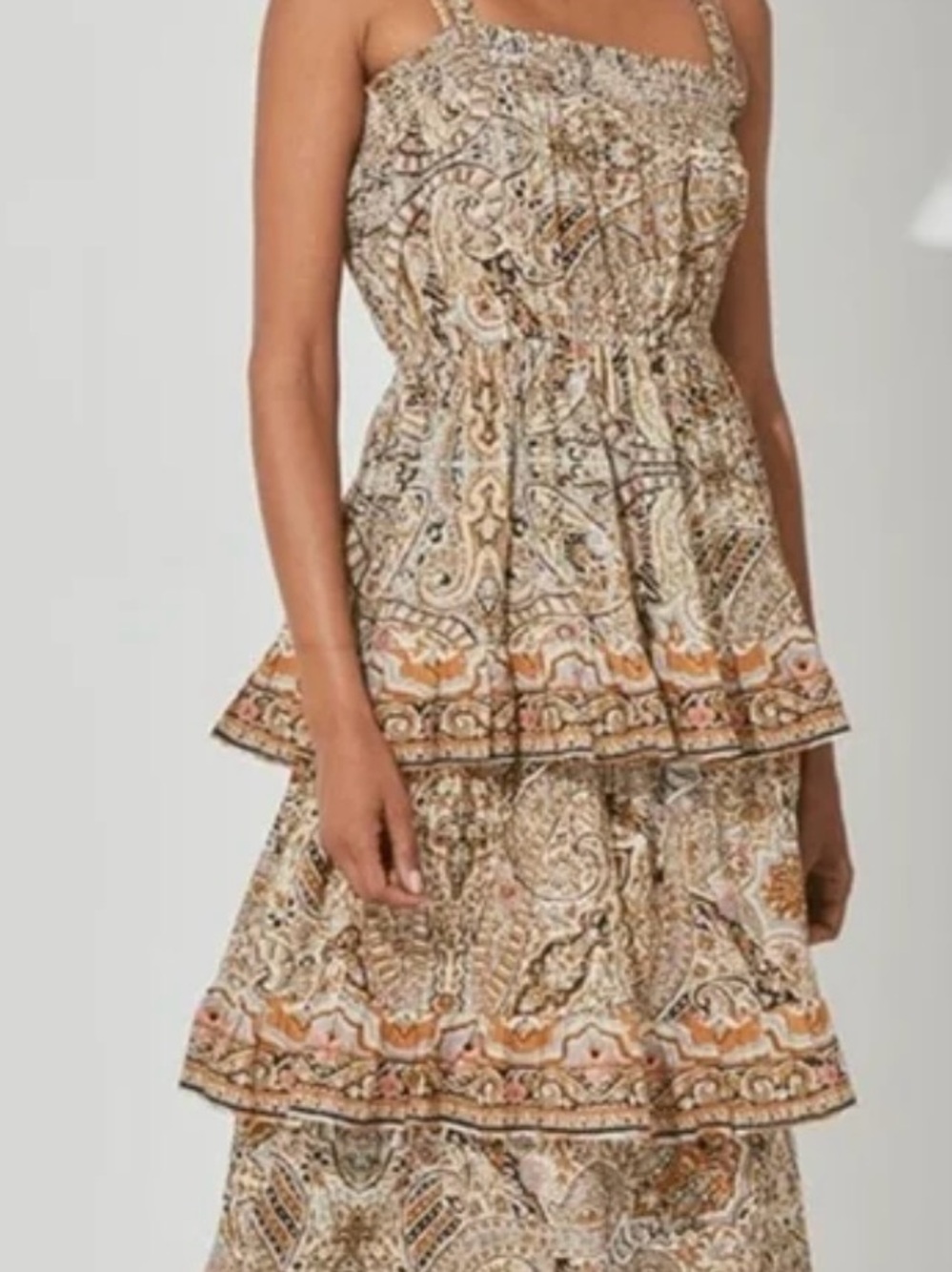 Cleobella Tiered Boho Cotton Dress - Picture 9 of 10